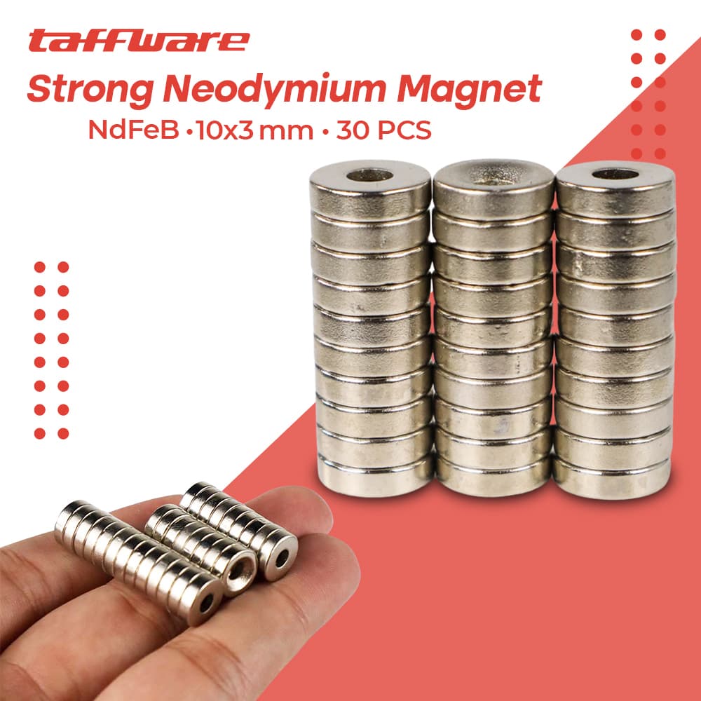 Strong Neodymium Magnet NdFeB N25 10x3mm 30 PCS - Taffware Strong Neodymium Magnet NdFeB N25 10x3mm 30 PCS - D21 OT9TSV_SILVER Strong Neodymium Magnet NdFeB N25 10x3mm 30 PCS - Taffware Strong Neodymium Magnet NdFeB N25 10x3mm 30 PCS - D21 OT9TSV_SILVER
