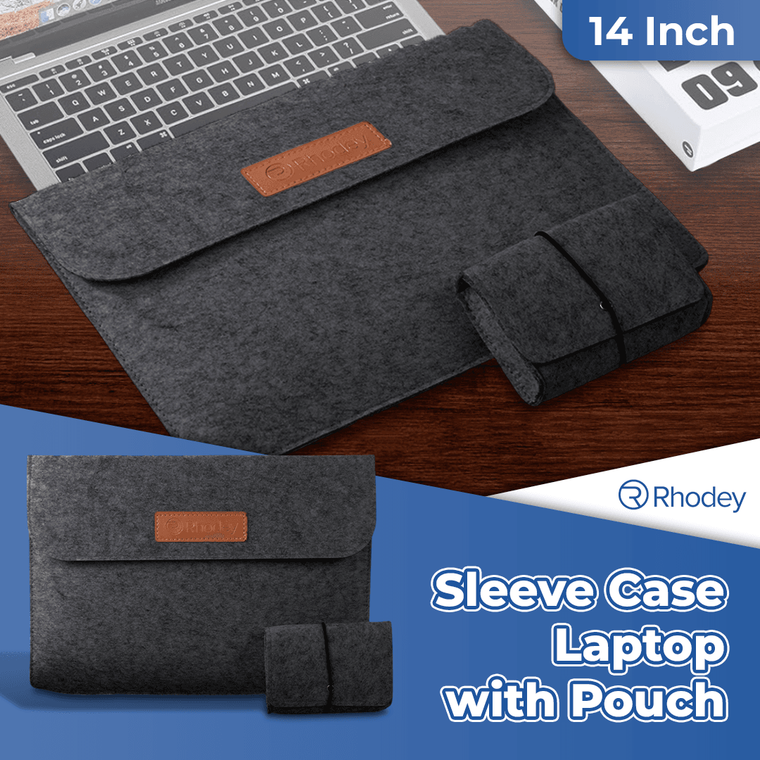 Sleeve Case Laptop Macbook Felt with Pouch