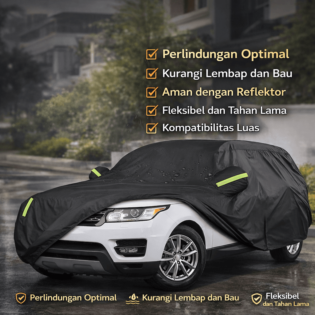 Sarung Mobil Universal Car Body Cover Waterproof Dustproof - XSD Sarung Mobil Universal Waterproof Dustproof Car Cover Double Layer - CT400 RSJBBK_HITAM_SUV_JEEP_YXL Sarung Mobil Universal Car Body Cover Waterproof Dustproof - XSD Sarung Mobil Universal Waterproof Dustproof Car Cover Double Layer - CT400 RSJBBK_HITAM_SUV_JEEP_YXL