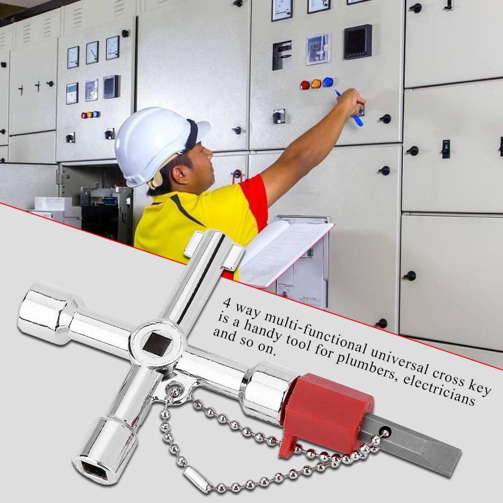 Kunci Pas Multifungsi 4in1 dengan Obeng Plus Minus