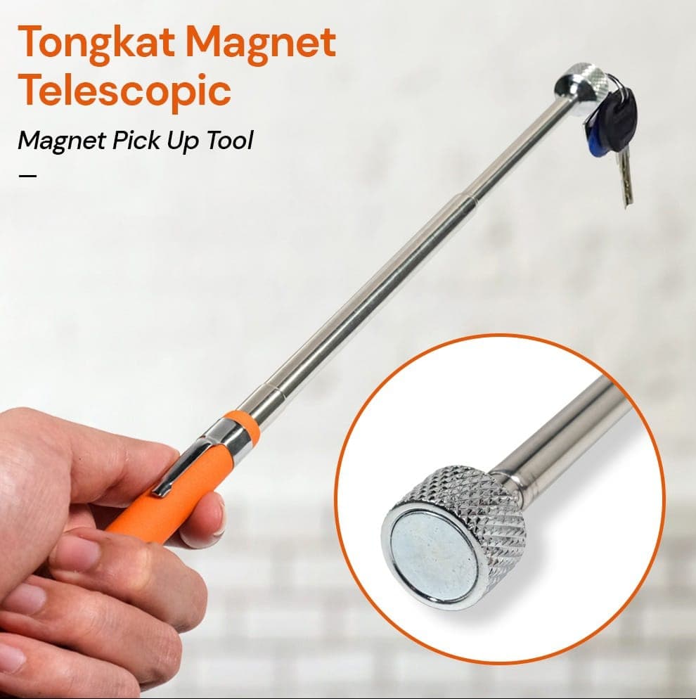 Tongkat Magnet Telescopic Magnetic Pick Up Tool 10LB