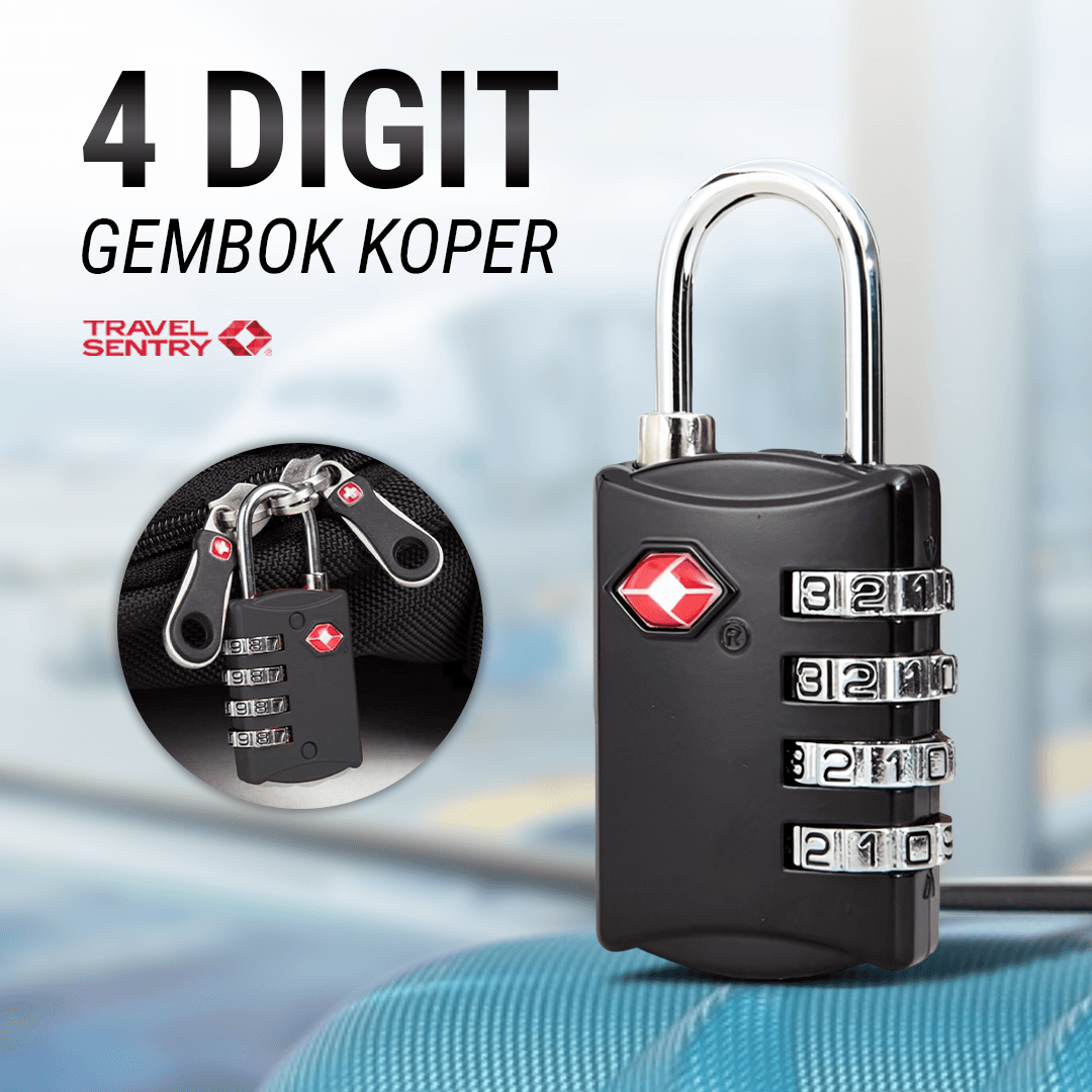 YiF Gembok Koper Angka 4 Digit Password TSA Lock Suitcase Luggage