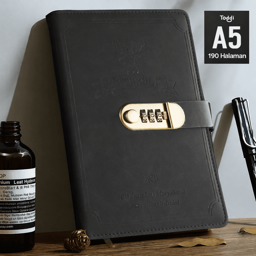 Buku Diary Notebook Catatan Jurnal 80GSM 265 Halaman with Lock - Toddi Buku Diary Notebook Catatan Jurnal 80GSM 190 Halaman with Lock - TD-500 OT0LBK_HITAM Buku Diary Notebook Catatan Jurnal 80GSM 265 Halaman with Lock - Toddi Buku Diary Notebook Catatan Jurnal 80GSM 190 Halaman with Lock - TD-500 OT0LBK_HITAM