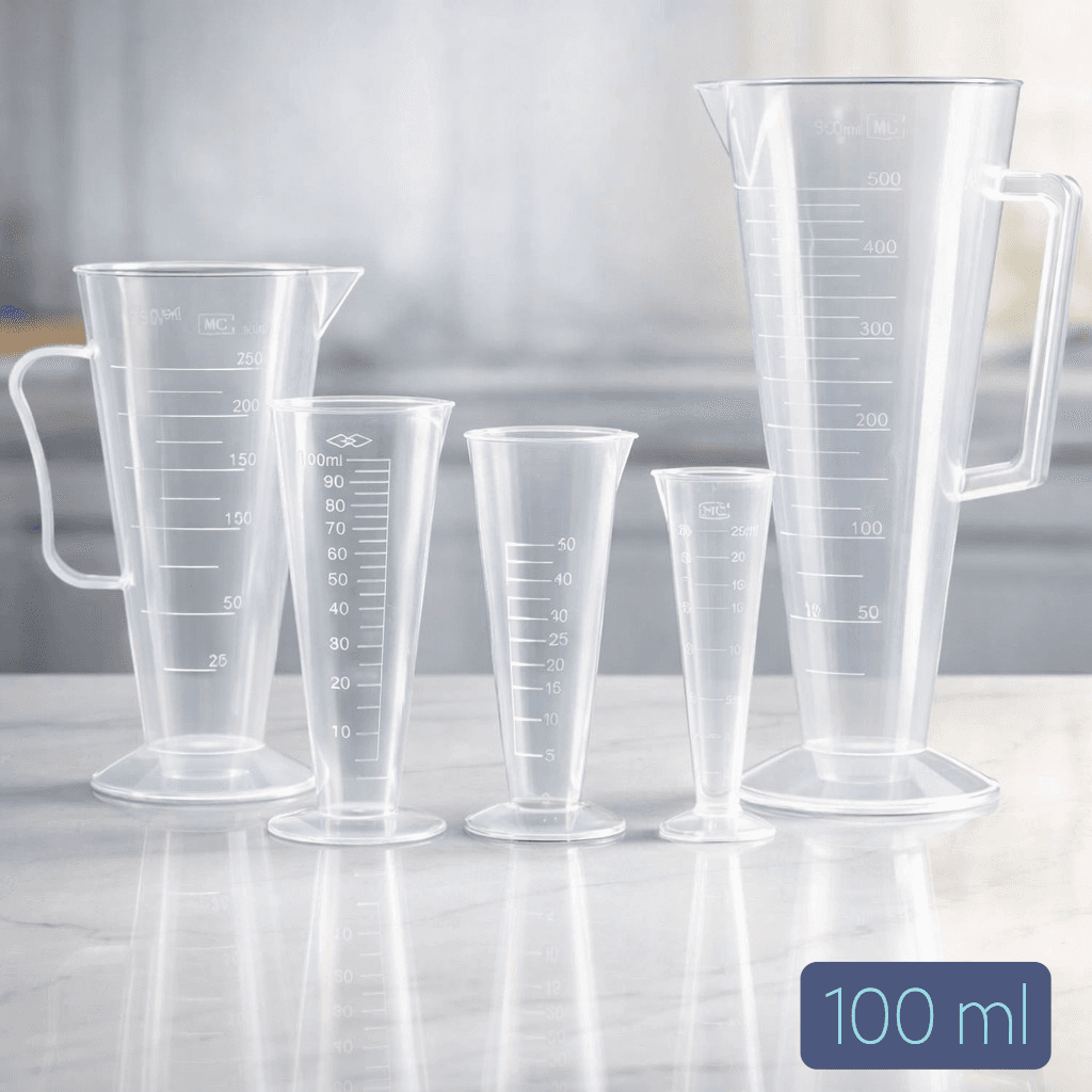 Gelas Takar Ukur Measuring Cup Multifungsi - VYROX LITE Gelas Ukur Plastik Kerucut Multifungsi Cone Measuring Cup - BR10 HKHVTP_100ML_TRANSPARAN Gelas Takar Ukur Measuring Cup Multifungsi - VYROX LITE Gelas Ukur Plastik Kerucut Multifungsi Cone Measuring Cup - BR10 HKHVTP_100ML_TRANSPARAN