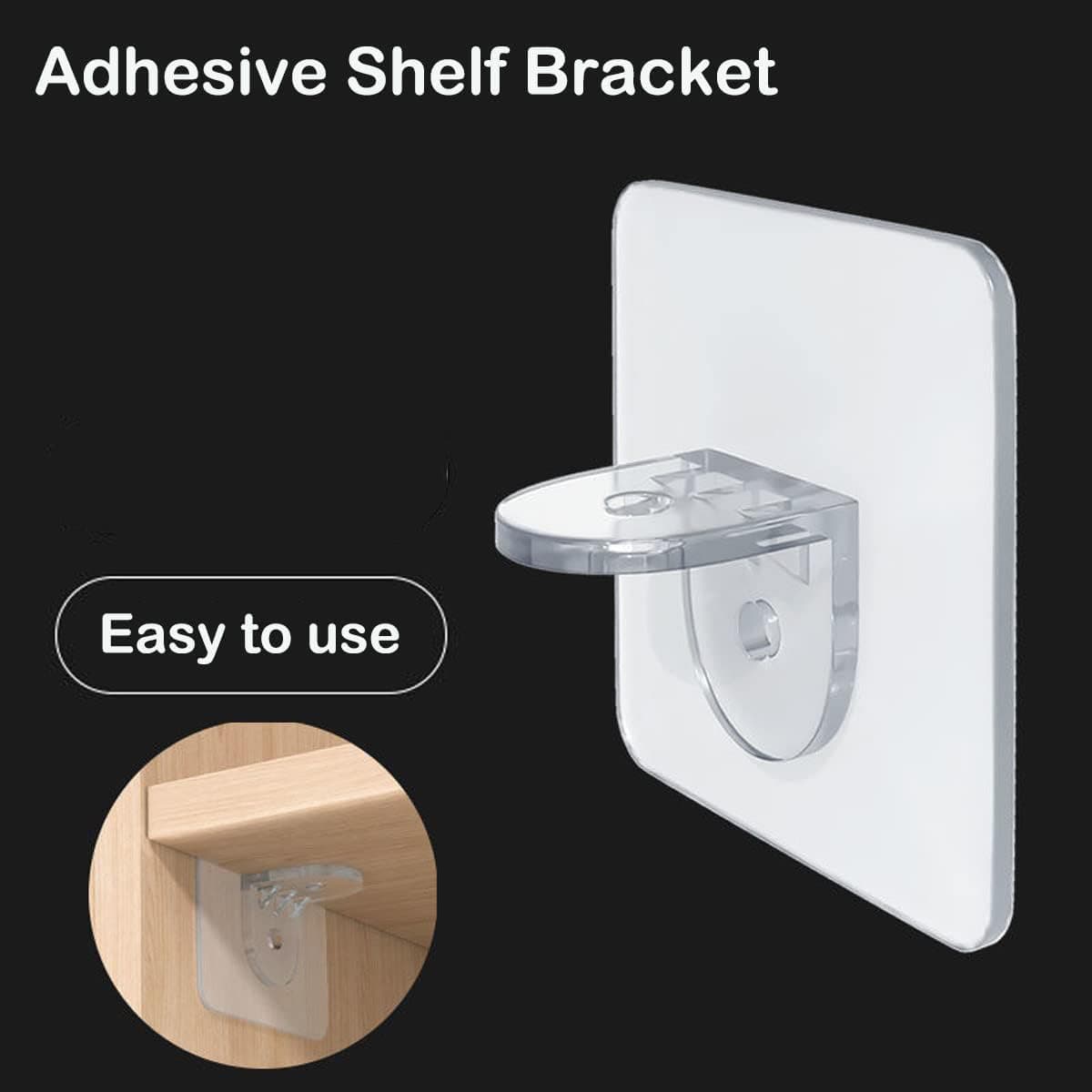 Holder Bracket Siku Penyangga Papan Rak Shelf Support 10PCS