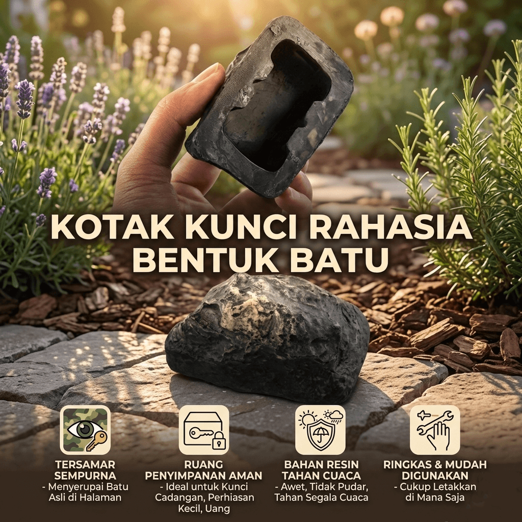 Kotak Penyimpanan Kunci Rahasia Bentuk Batu Hidden Key Box - Kotak Penyimpanan Kunci Rahasia Bentuk Batu Hidden Key Box - B0521 HXA8GY_GRAY Kotak Penyimpanan Kunci Rahasia Bentuk Batu Hidden Key Box - Kotak Penyimpanan Kunci Rahasia Bentuk Batu Hidden Key Box - B0521 HXA8GY_GRAY
