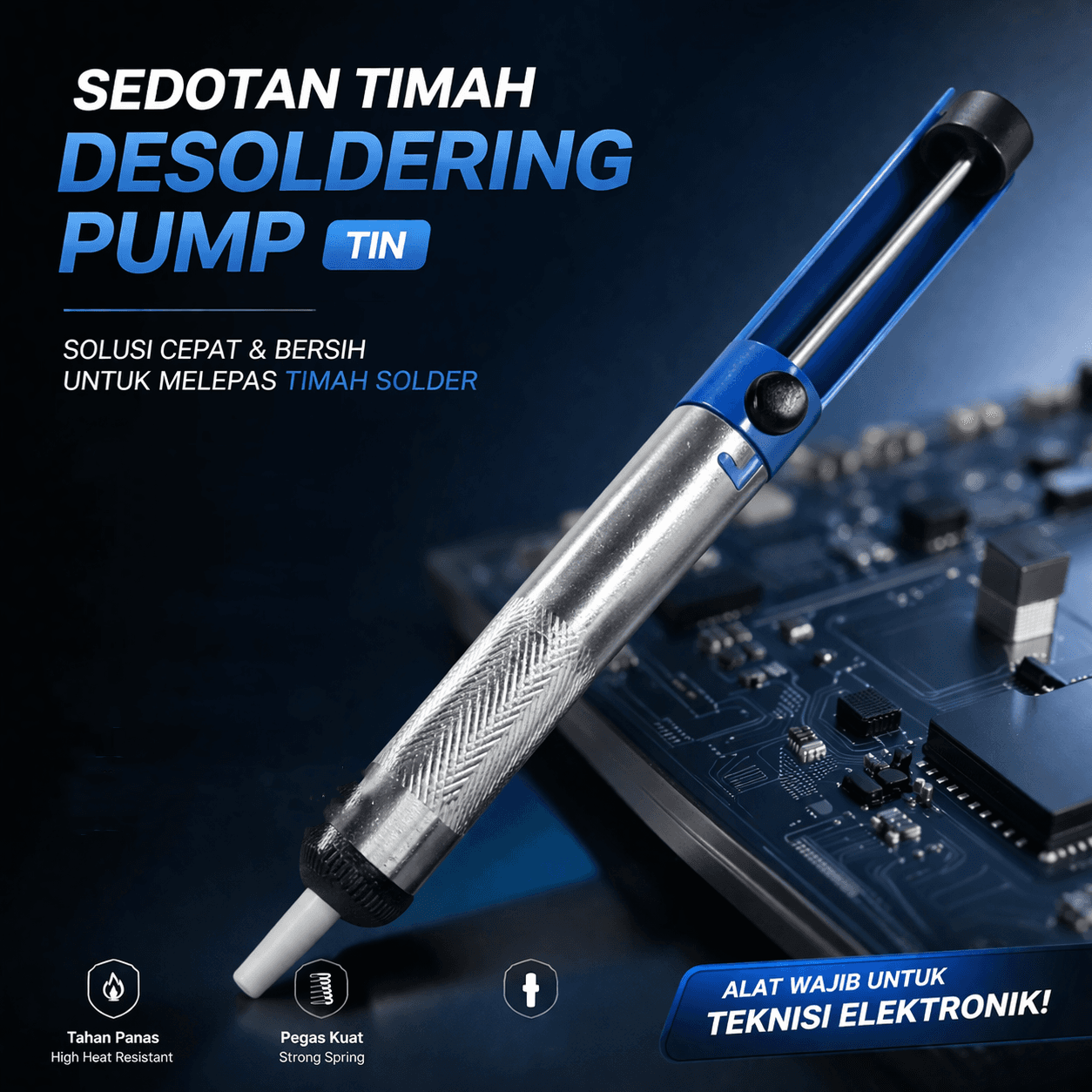 Sedotan Timah Solder Desoldering Pump Tin Strong Suction - FMA Sedotan Timah Solder Desoldering Pump Tin Strong Suction - FMST OR1MSV_SILVER Sedotan Timah Solder Desoldering Pump Tin Strong Suction - FMA Sedotan Timah Solder Desoldering Pump Tin Strong Suction - FMST OR1MSV_SILVER