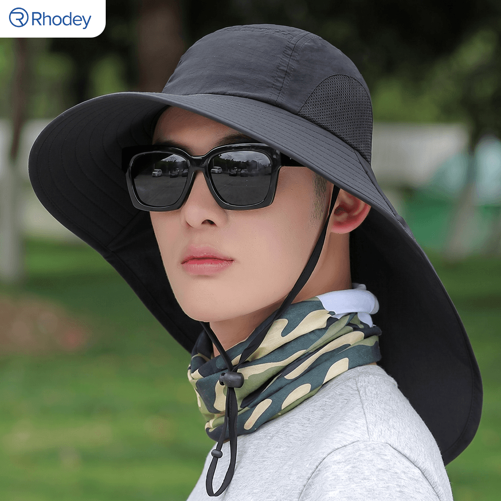 Topi Rimba Outdoor Anti UV Waterproof Boonie Hat Nylon