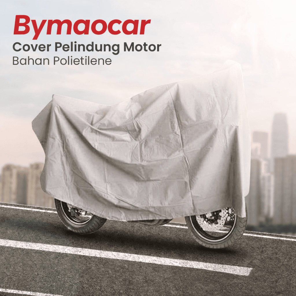Sarung Penutup Cover Pelindung Motor Bahan Polietilene - Bymaocar Sarung Penutup Motor Anti Hujan Waterproof Cover Polietilene - CV330 RS28XX_SILVER_L_120X230CM Sarung Penutup Cover Pelindung Motor Bahan Polietilene - Bymaocar Sarung Penutup Motor Anti Hujan Waterproof Cover Polietilene - CV330 RS28XX_SILVER_L_120X230CM
