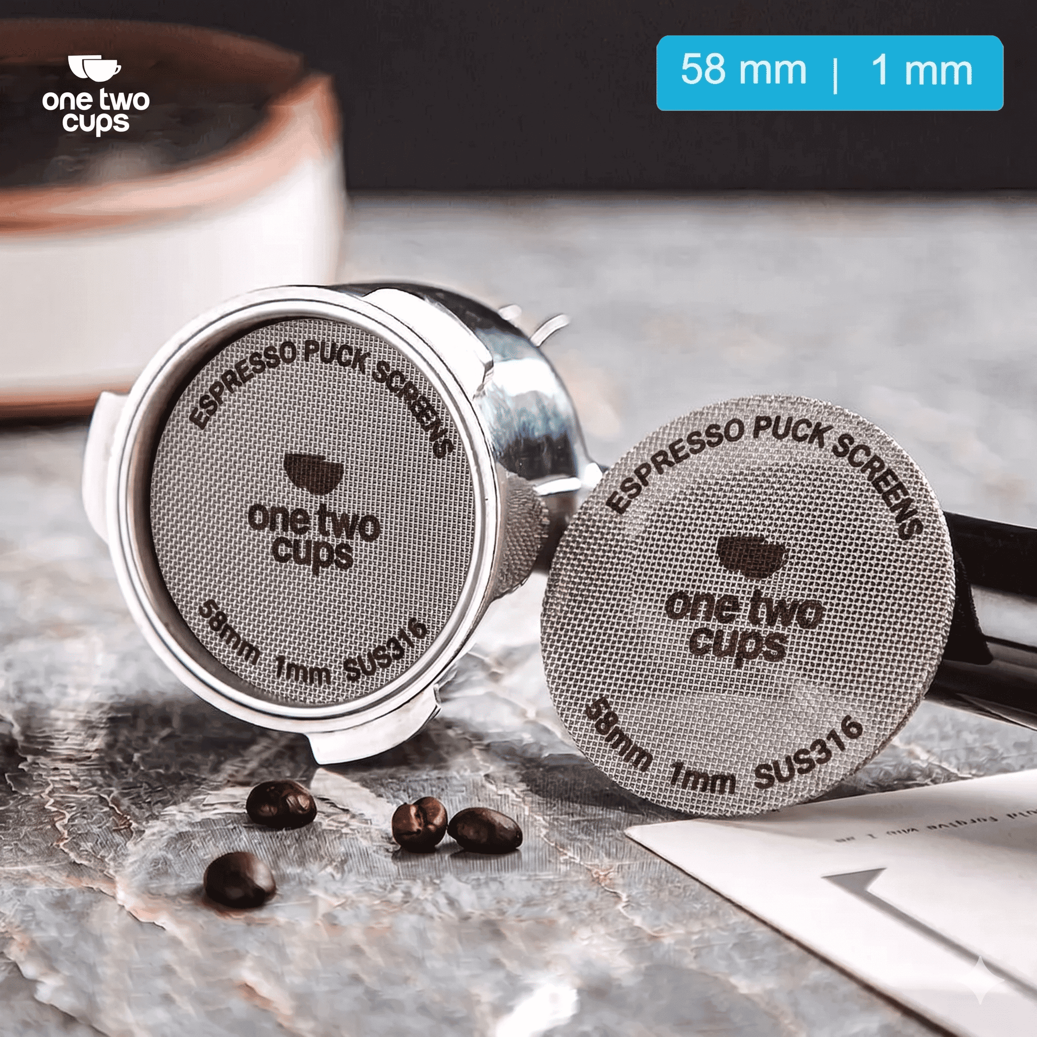 Puck Screen Portafilter Espresso Machine 150 Micron