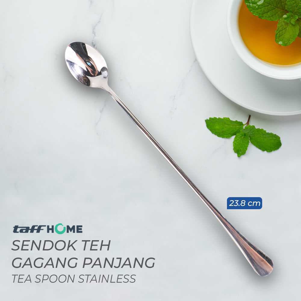 Sendok Teh Gagang Panjang Long Tea Spoon Stainless Steel 23.8cm
