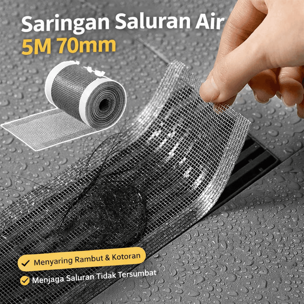 Saringan Penutup Lubang Saluran Air Wastafel 5M 70mm