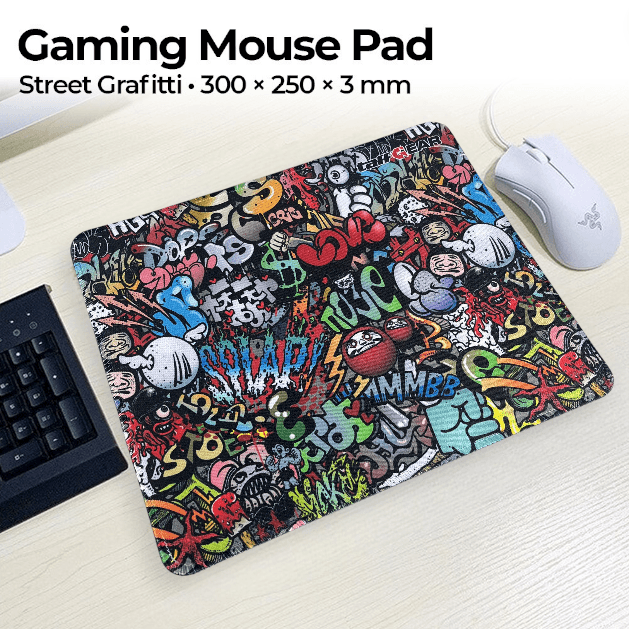 Gaming Mouse Pad Street Grafitti Desk Mat