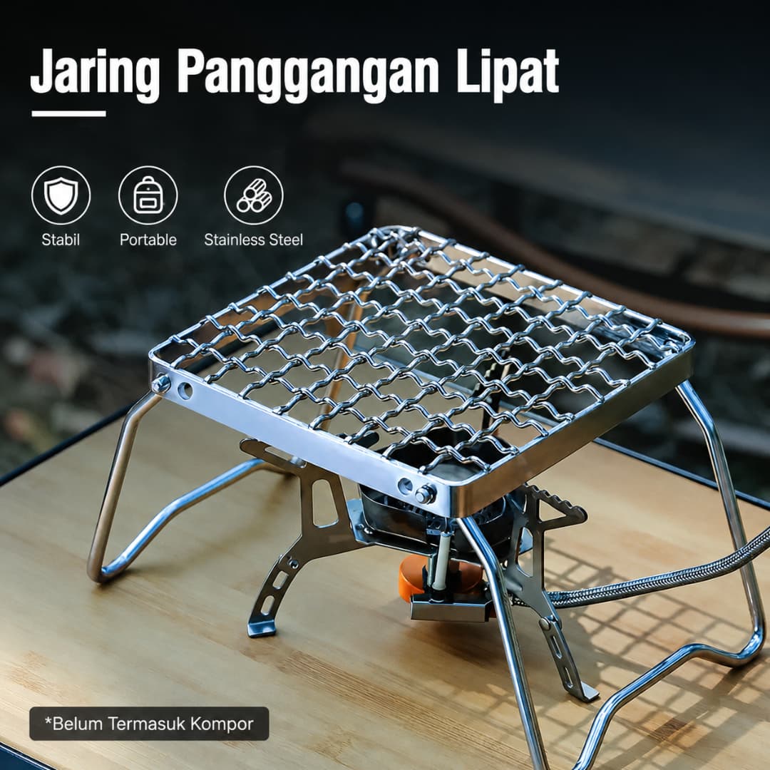 Jaring Panggangan Lipat Foldable Grill Net Stainless Steel - Dikecloud Jaring Panggangan Lipat Foldable Grill Net Stainless Steel - DK13 HZKASV_SILVER Jaring Panggangan Lipat Foldable Grill Net Stainless Steel - Dikecloud Jaring Panggangan Lipat Foldable Grill Net Stainless Steel - DK13 HZKASV_SILVER