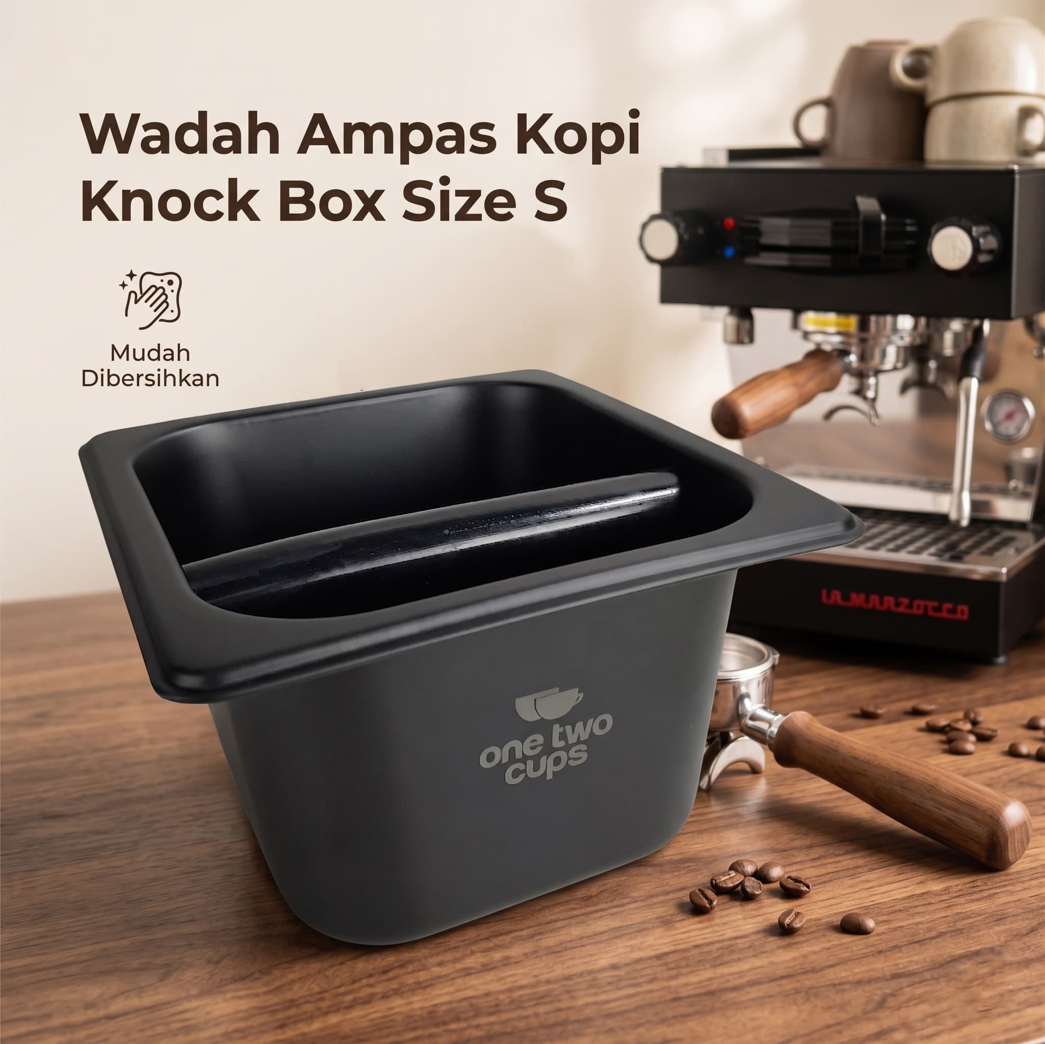 Wadah Ampas Kopi Espresso Knock Box Container