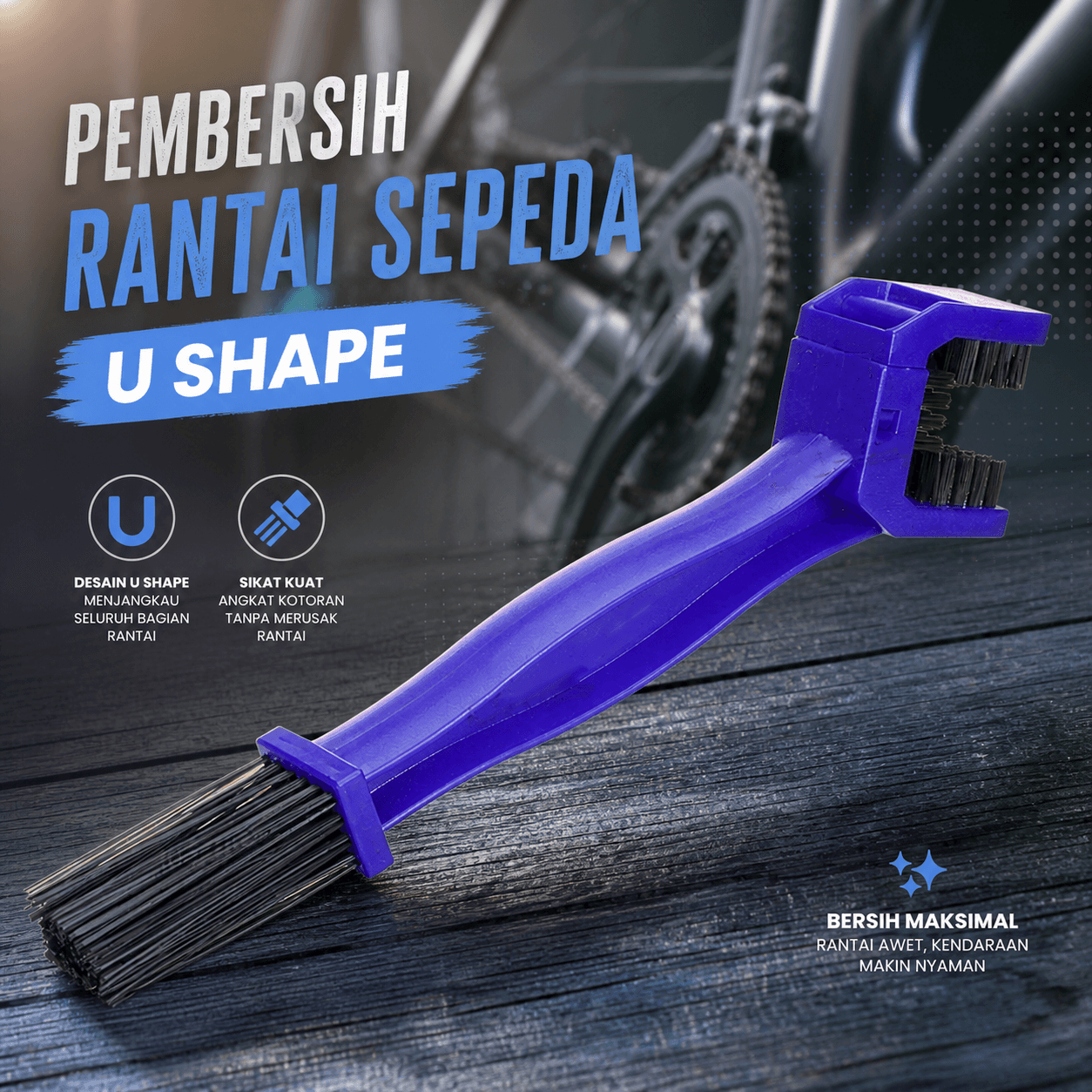 Pembersih Rantai Sepeda U Shape