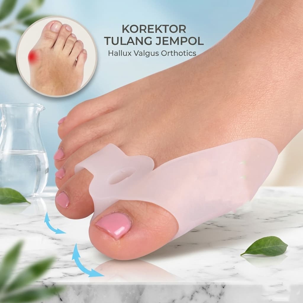 Sleeve Korektor Tulang Jempol Hallux Valgus Orthotics