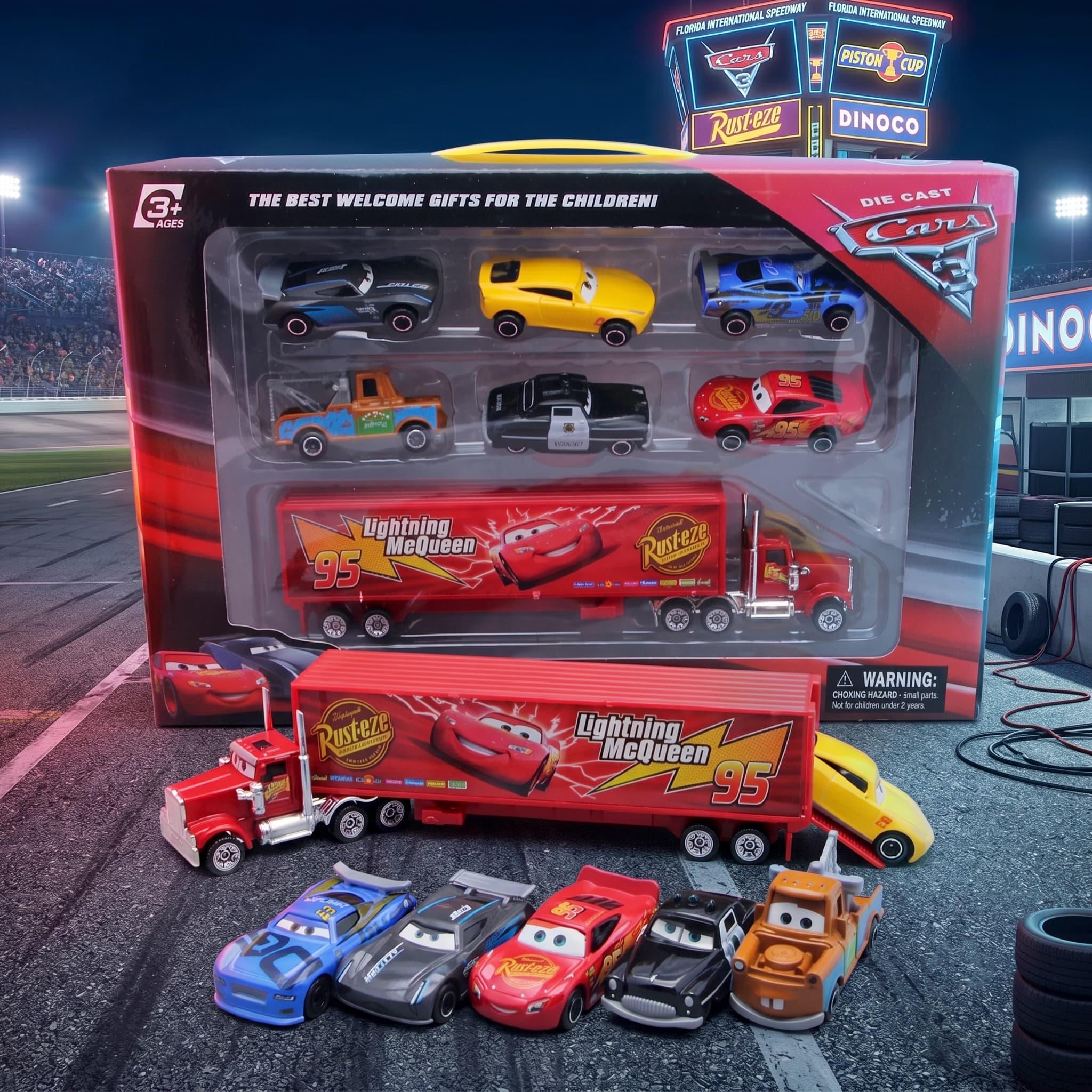 Mainan Anak Disney Cars Lightning McQueen Diecast Set 7in1 - JIMITU Mainan Anak Disney Cars Lightning McQueen Diecast Set 7in1 - SK70327 THI4MC_MULTI_WARNA Mainan Anak Disney Cars Lightning McQueen Diecast Set 7in1 - JIMITU Mainan Anak Disney Cars Lightning McQueen Diecast Set 7in1 - SK70327 THI4MC_MULTI_WARNA