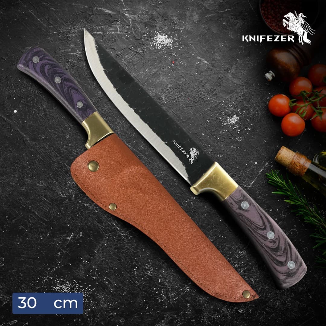 Pisau Daging Tajam Stainless Steel 3Cr13 Forged Butcher Knife