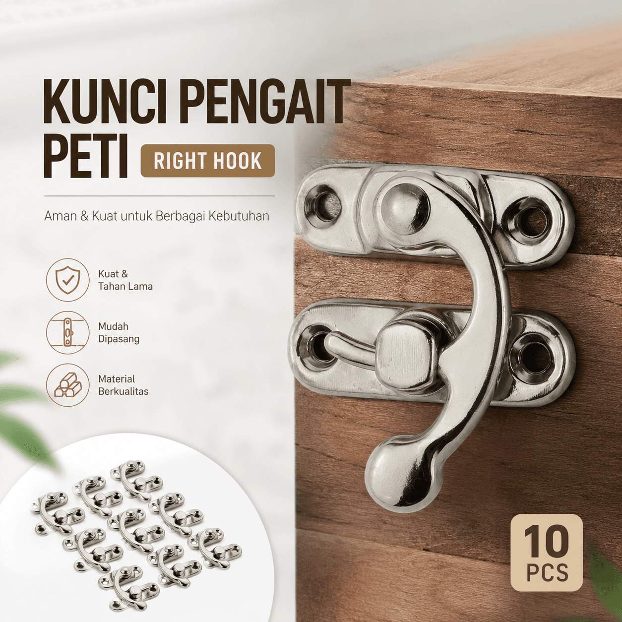 Kunci Pengait Peti Buckle Hook Box 10 PCS