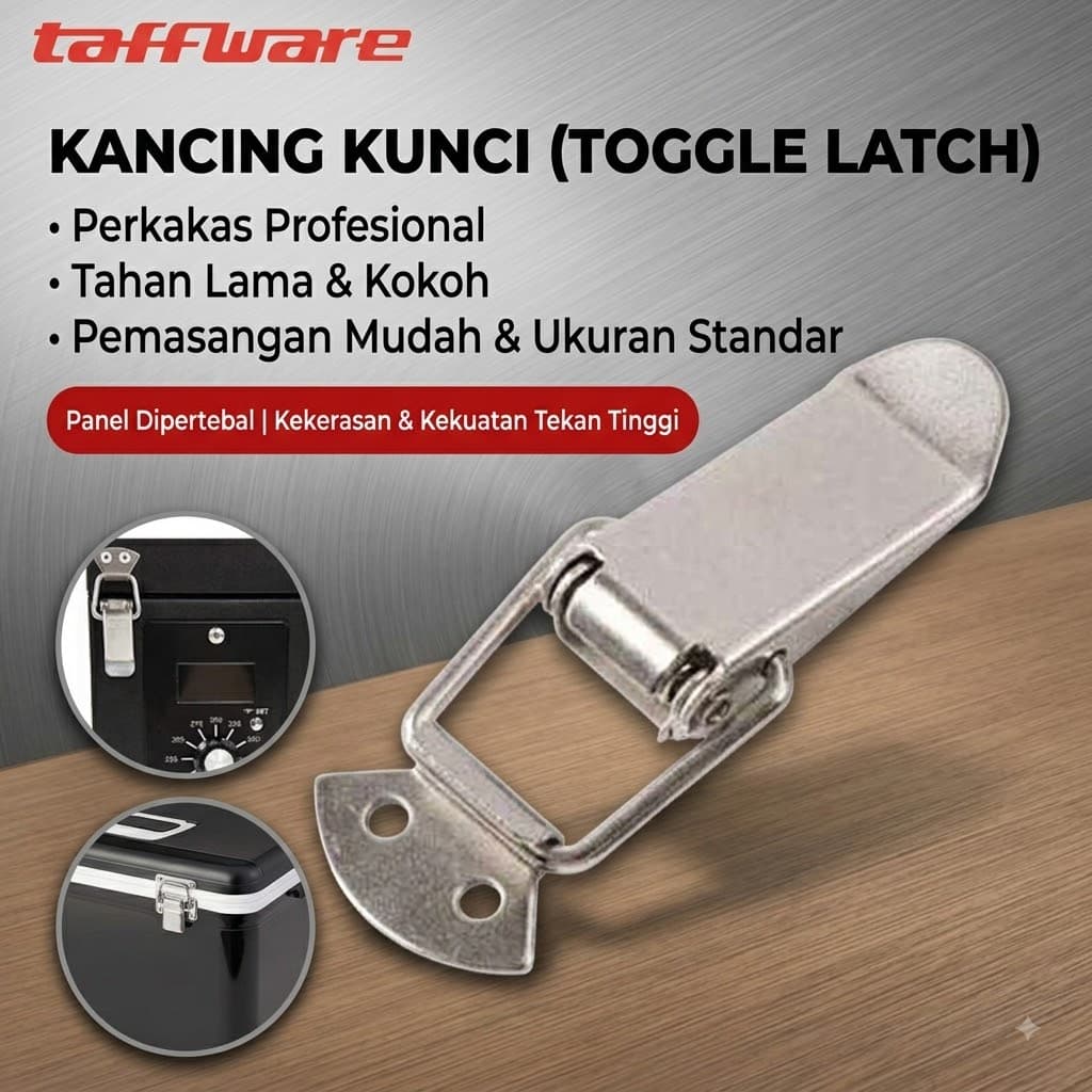 Kaitan Peti Grendel Koper Kabinet Spring Lock Loaded Buckle