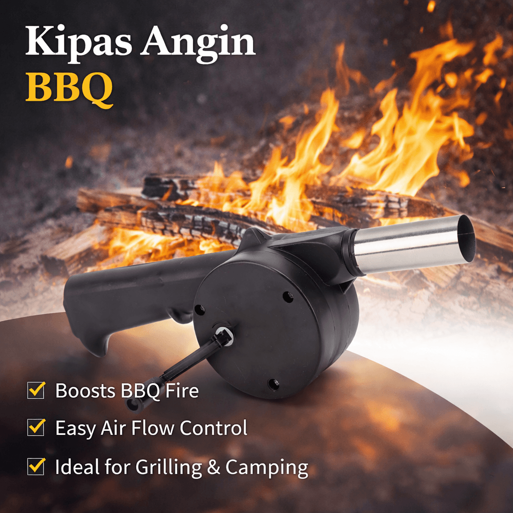 Kipas Angin BBQ Manual Hand Air Blower