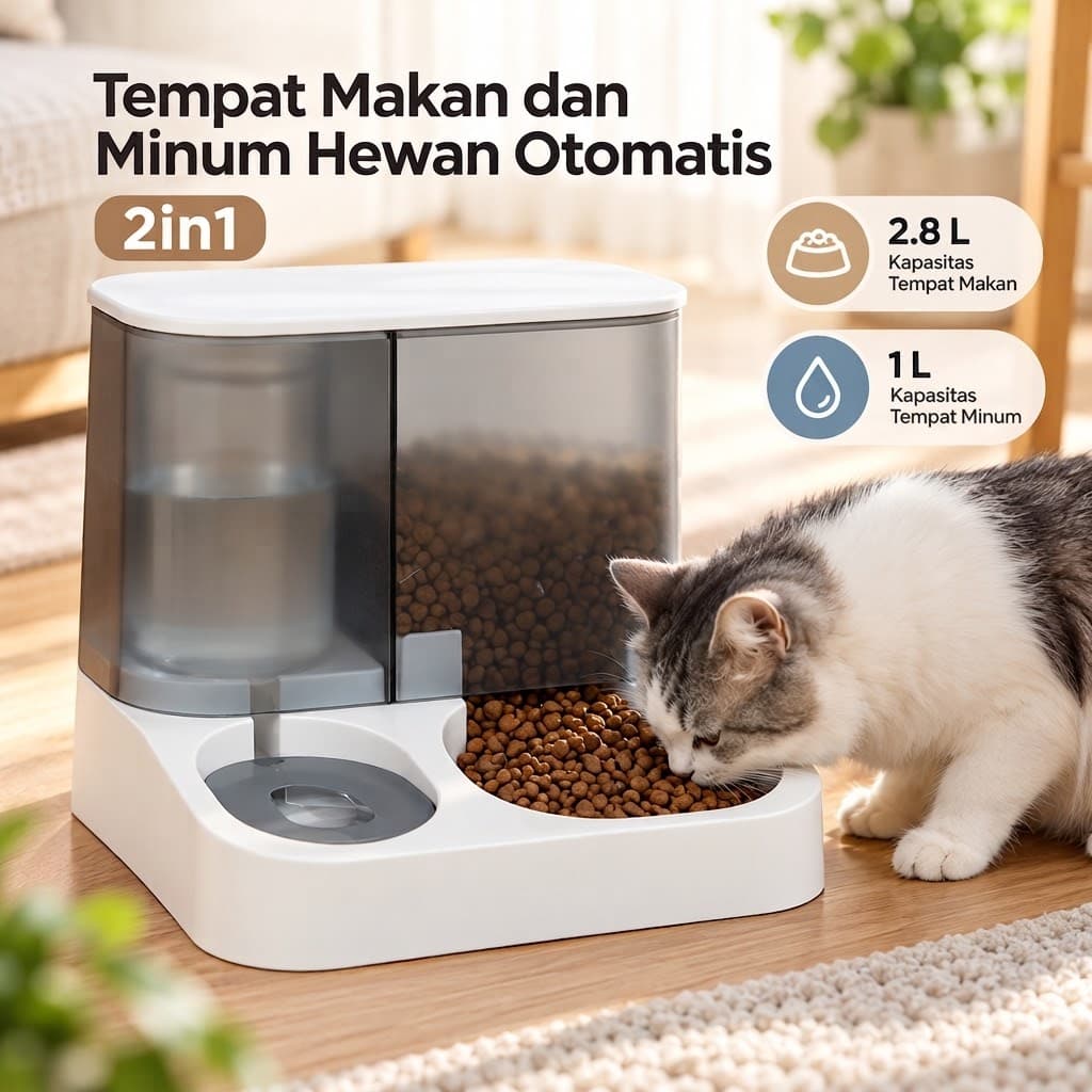 Tempat Makan dan Minum Hewan Peliharaan Otomatis 2in1 2.8L - LYEAA Tempat Makan dan Minum Hewan Peliharaan Otomatis 2in1 2.8L - L18 HK1RGY_GRAY Tempat Makan dan Minum Hewan Peliharaan Otomatis 2in1 2.8L - LYEAA Tempat Makan dan Minum Hewan Peliharaan Otomatis 2in1 2.8L - L18 HK1RGY_GRAY