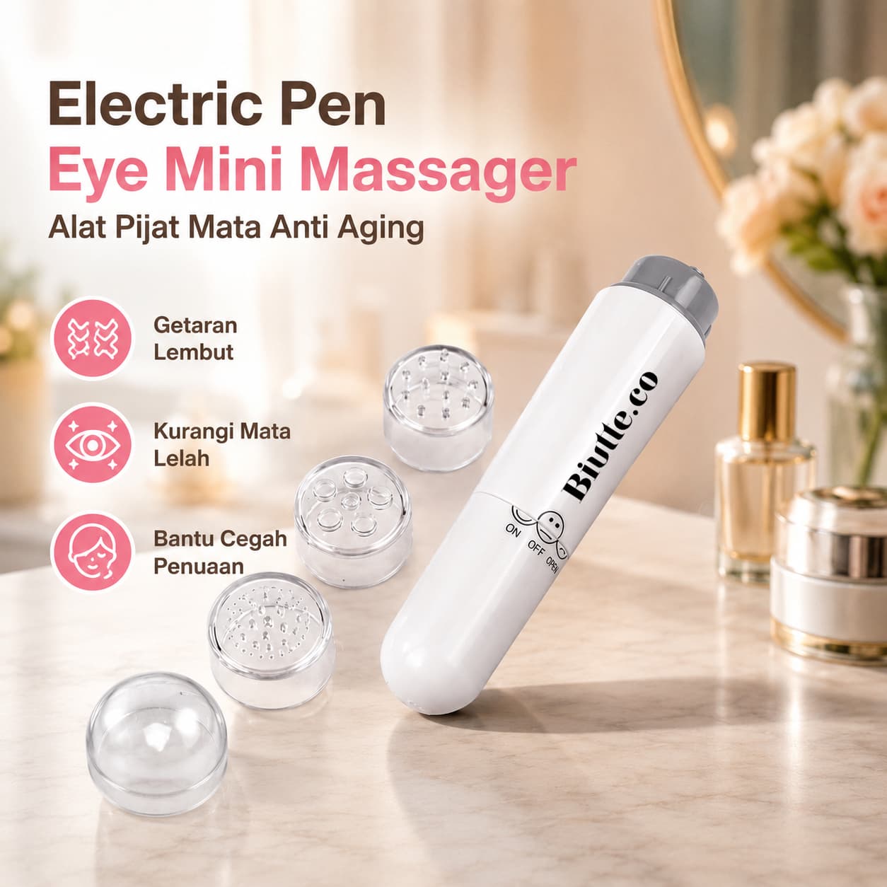 Alat Pijat Mata Electric Pen Eye Mini Massager Anti Aging