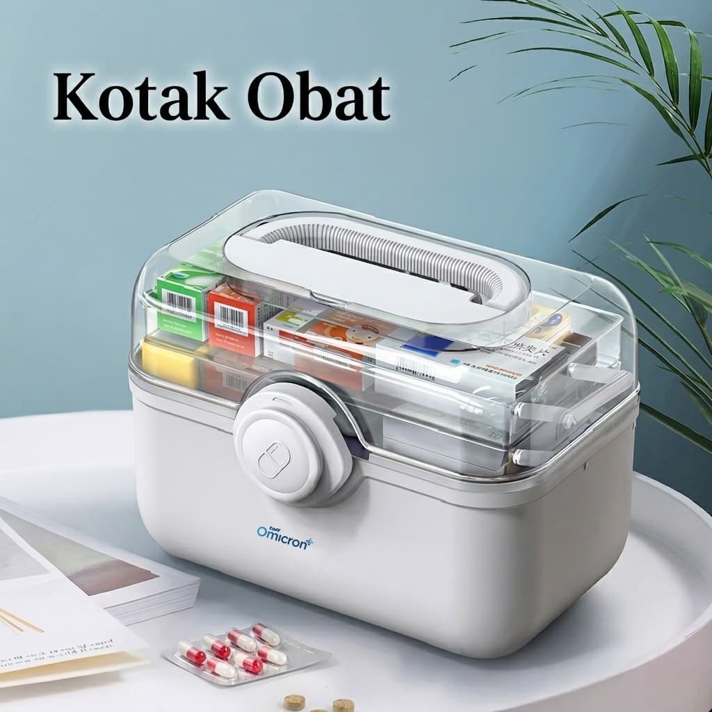 Kotak Obat Keluarga Multi Layer Medicine Box