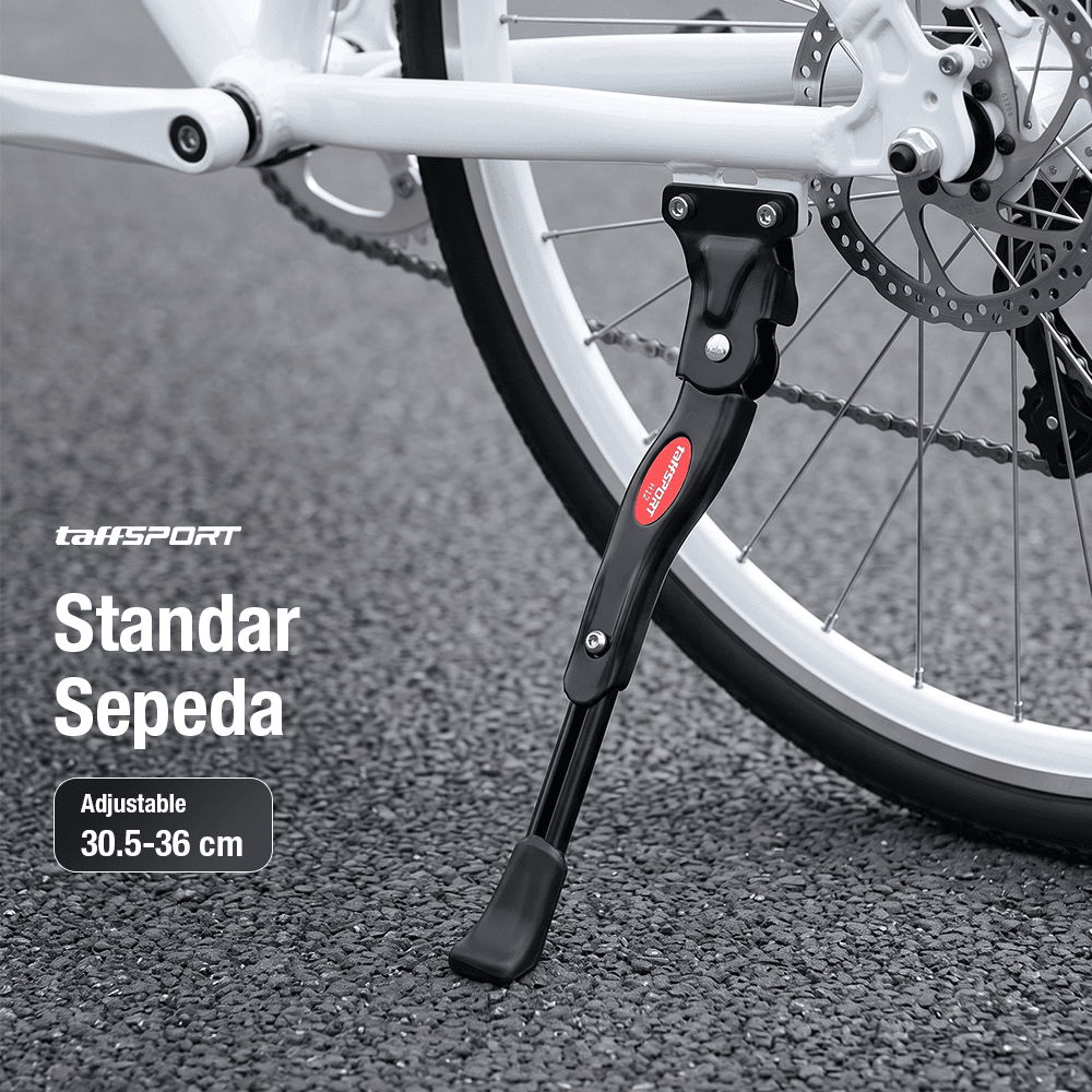 Standar Sepeda Samping Adjustable Bike Kickstand 30.5-36cm